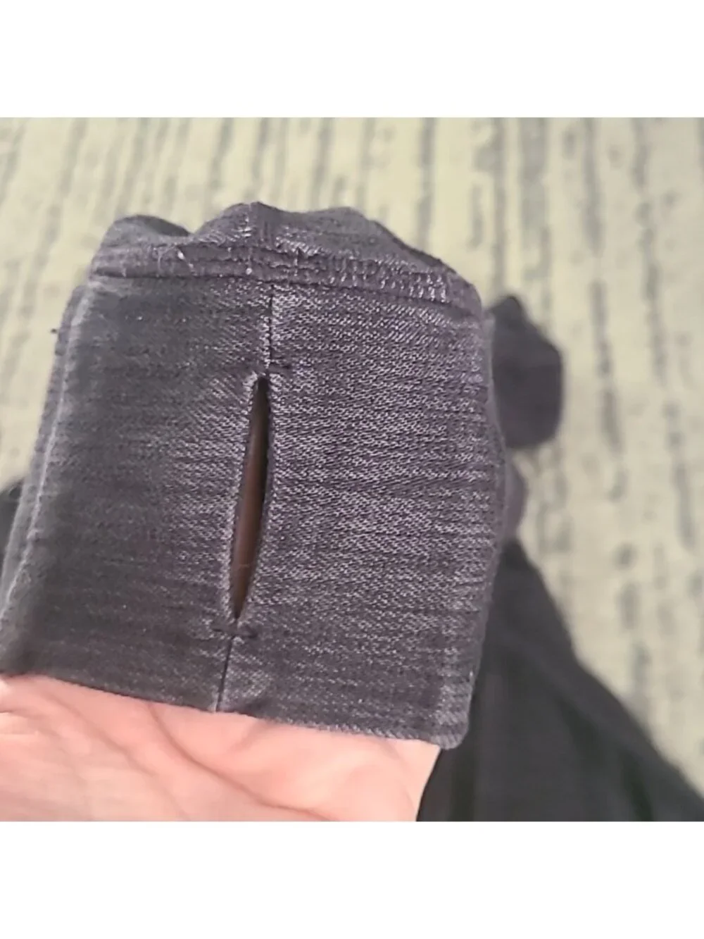 Lululemon Define Jacket Black Slub Denim